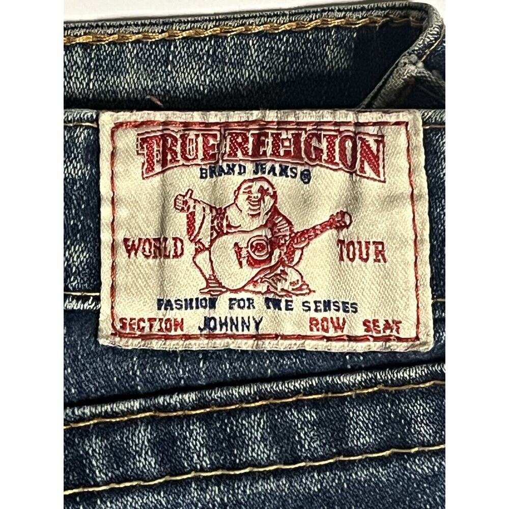 True Religion Bootcut Blue Denim Johnny Jeans Size 29‎ x 26 Blue Womens L… - Picture 4 of 11